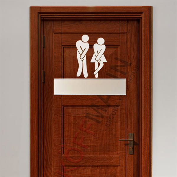 Tại sao cửa thép vân gỗ thích hợp dùng cho nhà vệ sinh?